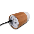 Schöne Metallständer Natural USB Bambus Tragbare Mini Aroma Diffusor Echtholz Luftbefeuchter
